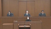 13日の法廷　広島高等裁判所岡山支部