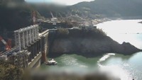 高知・早明浦ダム　2月18日午後3時ごろ(提供：水資源機構)
