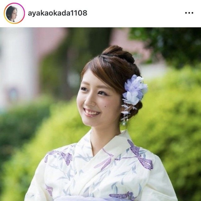 岡田彩花インスタグラム＠ayakaokada1108より