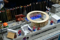 高校生グループの作品。大屋根リングにガンダム、よしもと。絶賛万博ロス中の筆者はすこしうるっときてしまいました