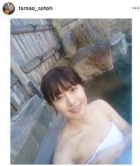 さとう珠緒インスタグラム＠tamao_satohより