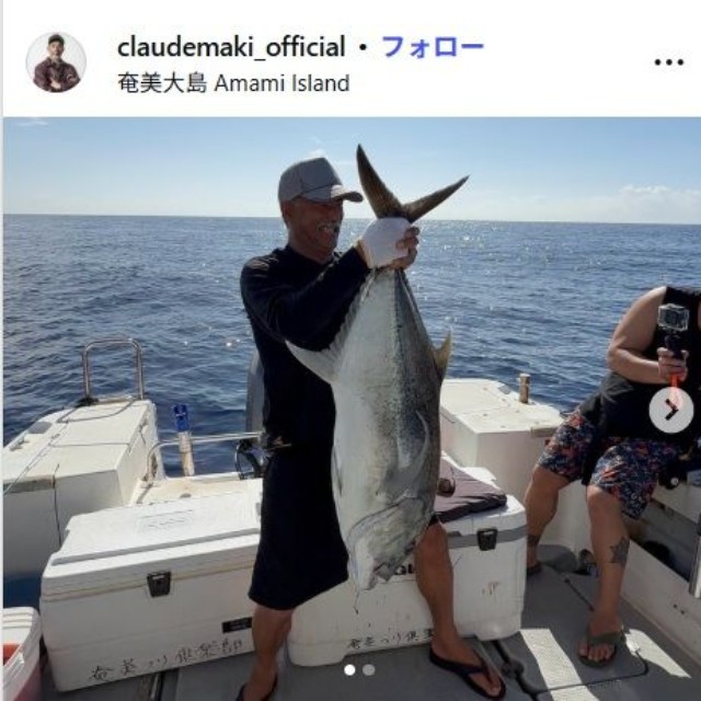 眞木蔵人のインスタグラム@claudemaki_officialより
