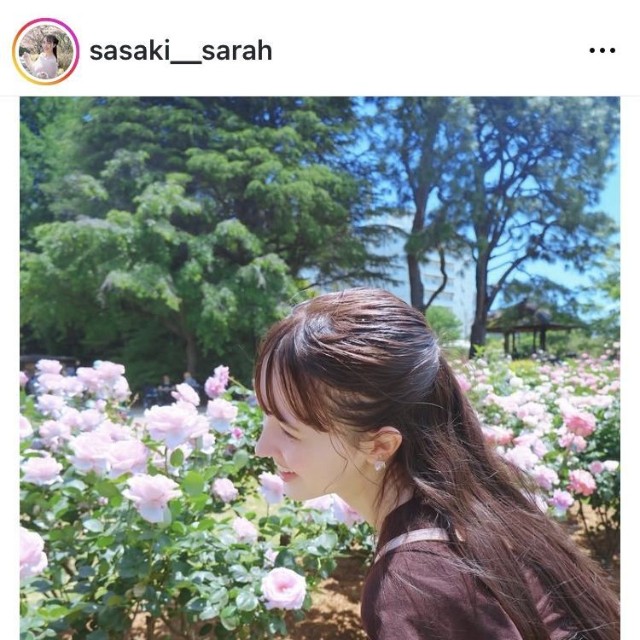 佐々木沙羅アナウンサーのインスタグラム＠sasaki__sarahより
