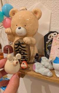 ちまきさんが旅先で出会ったかわいいものたち（ちまきさん提供）