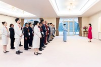 「令和7年度　東南アジア青年の船事業」で挨拶される佳子さま（宮内庁ホームページから）