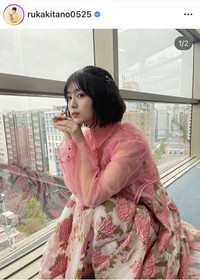 北野瑠華のインスタグラム＠rukakitano0525より

