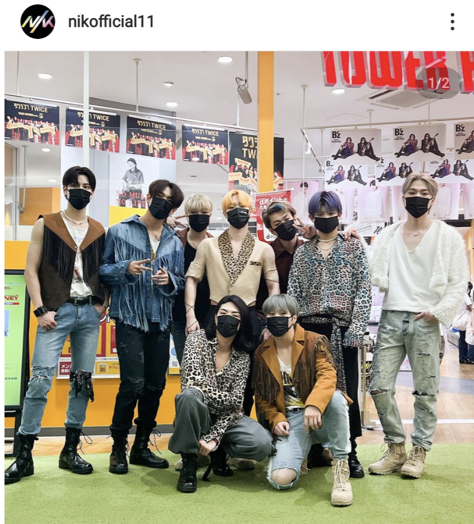 ＮＩＫ（公式インスタグラムnikofficial11より）