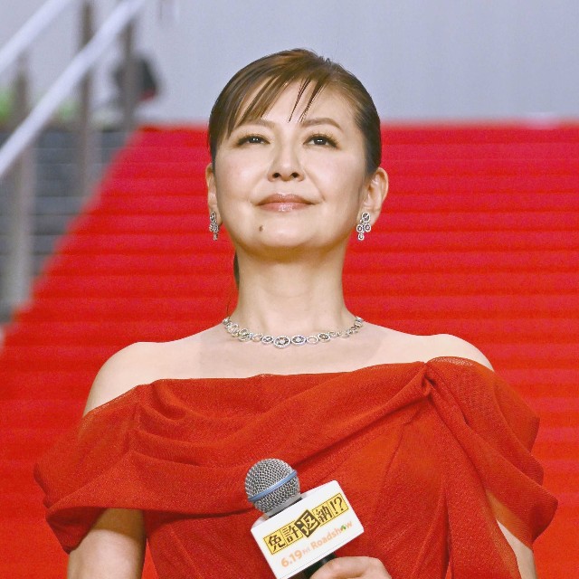 「免許返納!?」プレミアに出席した南野陽子＝2026年5月21日撮影
