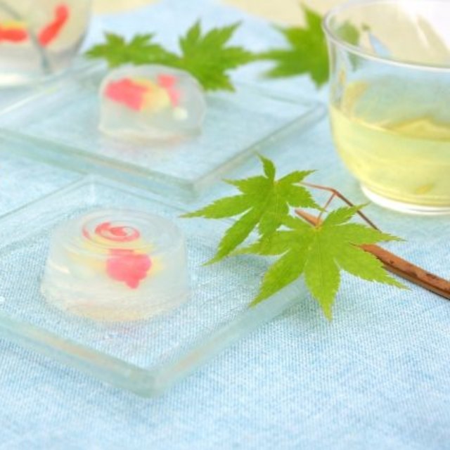 本格的な和菓子としての錦玉かんはこんな感じです