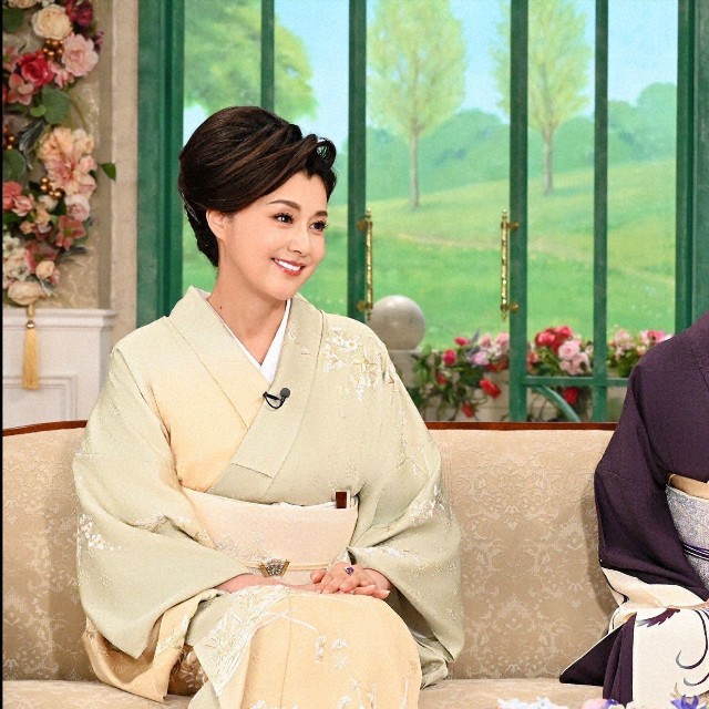 「徹子の部屋」    (右から)高島礼子、藤原紀香＝テレビ朝日提供