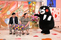スタジオに駆けつけたくまモン＝「新婚さんいらっしゃい！」5月4日放送回よりⓒABCテレビ