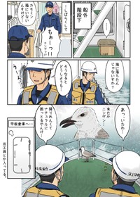 【漫画】『かもめを拾った話』4（タニシさん提供）