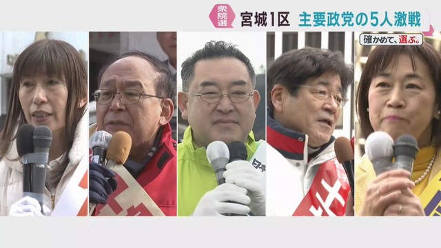 衆議院選挙　宮城１区　候補者の訴え