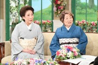 「徹子の部屋」　（右から）水谷八重子、波乃久里子＝テレビ朝日提供