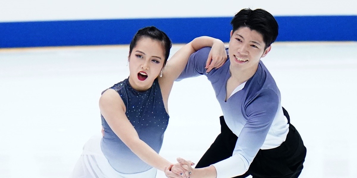 フィギュアスケート - アイスダンス平山姫里有、立野在組 納得する