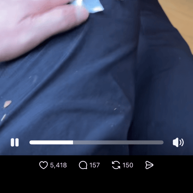 軽く滑らせるだけで綺麗に