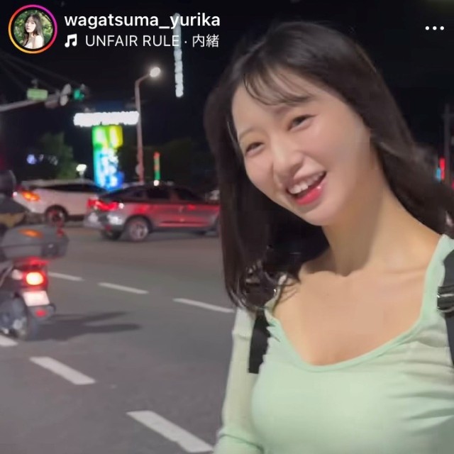 我妻ゆりかインスタグラム(@wagatsuma_yurika)より