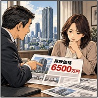 たまたま知り合いに紹介された不動産業者に…（この画像はAIで作成したイメージです）