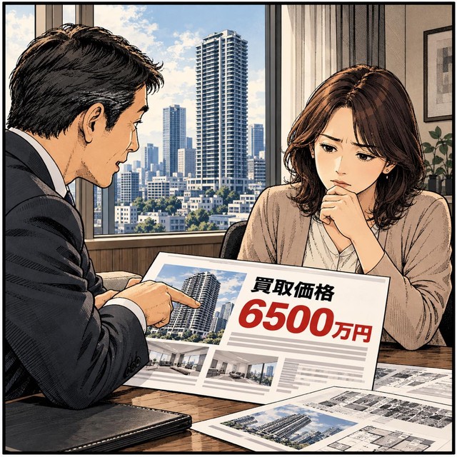 たまたま知り合いに紹介された不動産業者に…（この画像はAIで作成したイメージです）
