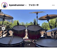 富田京子のインスタグラム＠kyondrummerより