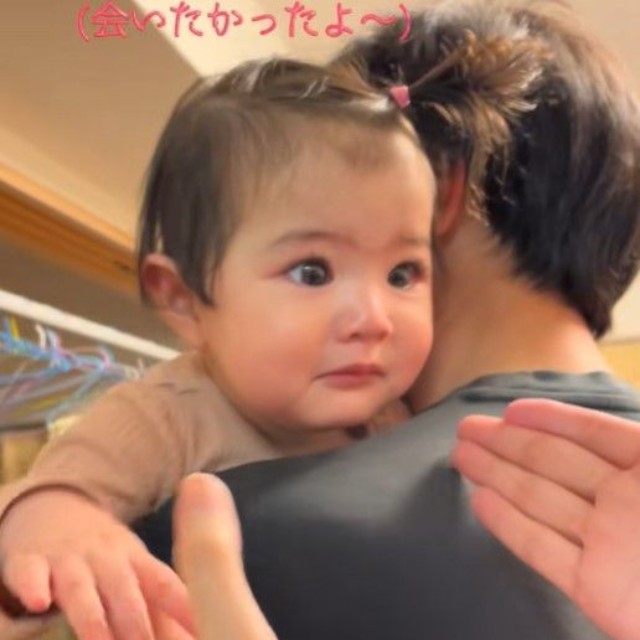 今にも涙をこぼしそうな瞳が可愛らしい♡（提供：@nakayama.stさん）