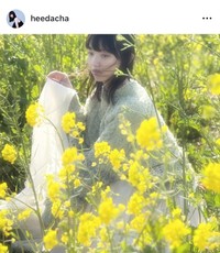 「UTB:G Vol.7」（ワニブックス）掲載を告知する蒔埜ひな　蒔埜ひなのインスタグラム（@heedacha）より＝2025年5月17日投稿