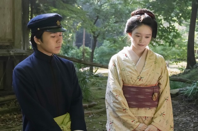 かつて傳（堤真一）や銀二郎（寛一郎）ととも訪れた清光院を、小谷とともに再び詣でたトキだったが… 　(C)NHK