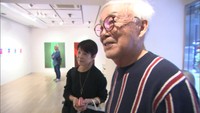 2019年に行われた個展の様子