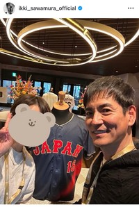 沢村一樹インスタグラム＠ikki_sawamura_officialより