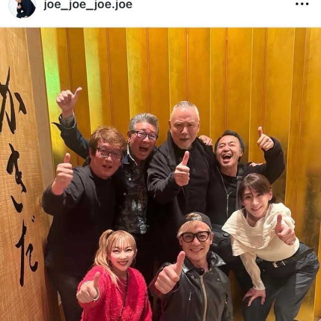 丈インスタグラム＠joe_joe_joe.joeより
