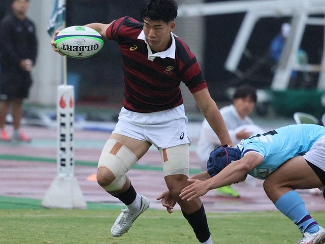 ラグビー - 早稲田大・矢崎由高 ”世界最強”南アフリカから唯一のトライ