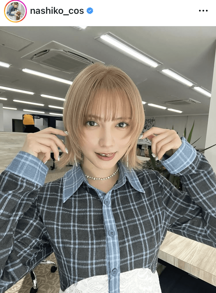 桃月なしこのインスタグラム＠nashiko_cosより