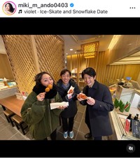 安藤美姫（@miki_m_ando0403）さんのインスタグラムより