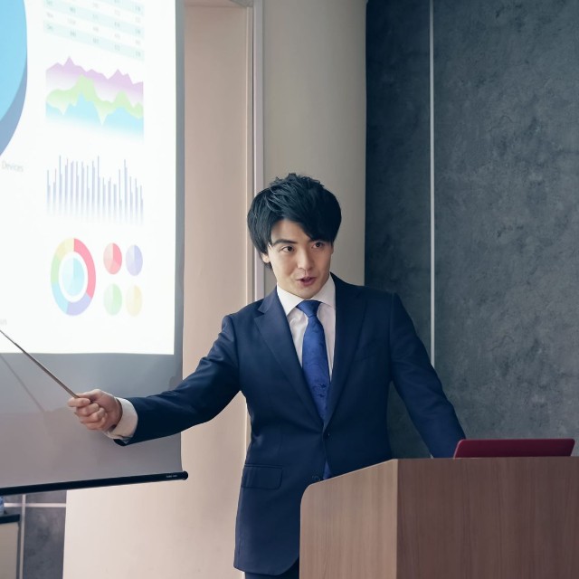 学会での発表　※画像はイメージです（metamorworks/stock.adobe.com）