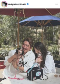 川﨑麻世のインスタグラム＠mayokawasakより