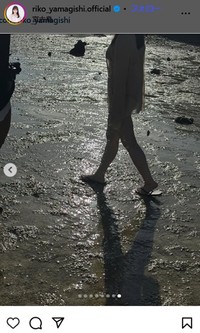 山岸理子のインスタグラム＠riko_yamagishi.officialより