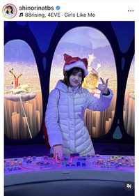 篠原梨菜アナウンサーのインスタグラム＠shinorinatbsより