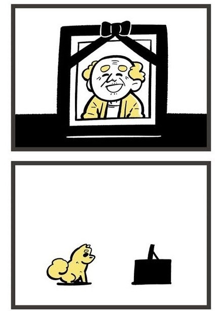 ついにひとりになってしまったフラフ（吉本ユータヌキさん提供）