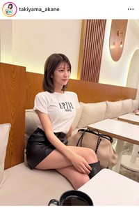 瀧山あかねアナのインスタグラム＠takiyama_akaneより