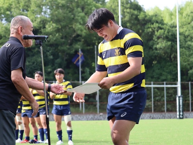 ラグビー - 立命館大・島正輝主将 春季トーナメントを制し、秋も