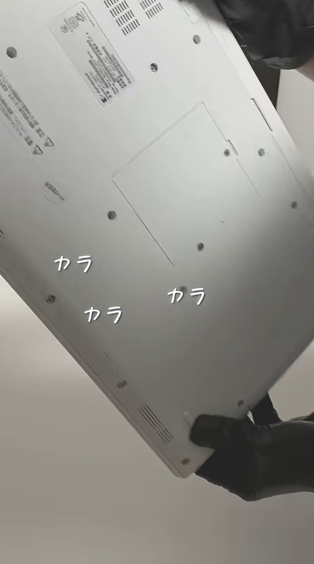 カラカラ音がする／投稿主さん提供