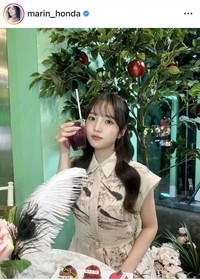 本田真凜のインスタグラム＠marin_hondaより