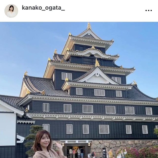緒方かな子インスタグラム(@kanako_ogata_)より