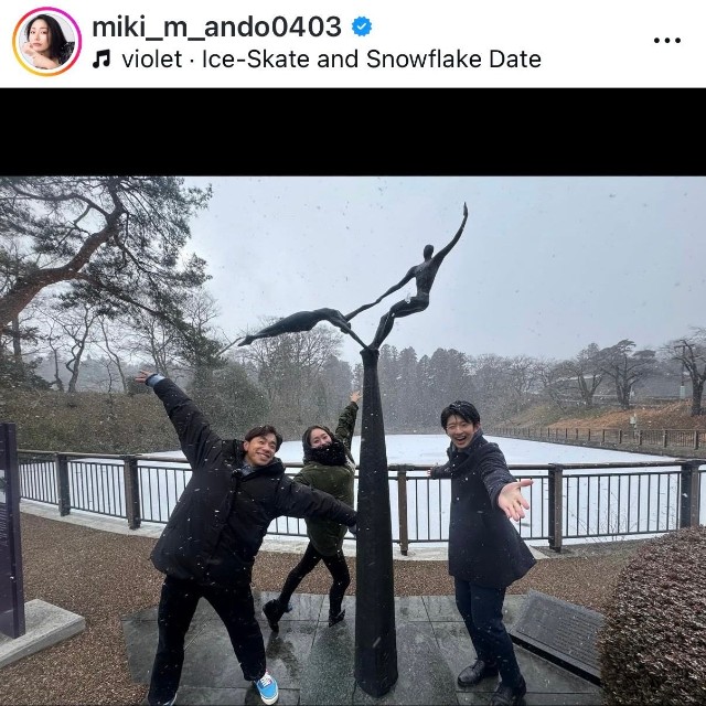安藤美姫（@miki_m_ando0403）さんのインスタグラムより