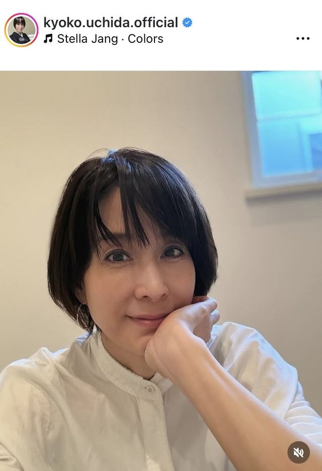 内田恭子アナウンサーのインスタグラム＠kyoko.uchida.officialより