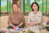 「徹子の部屋」   (右から)あめくみちこ、佐藤B作＝テレビ朝日提供