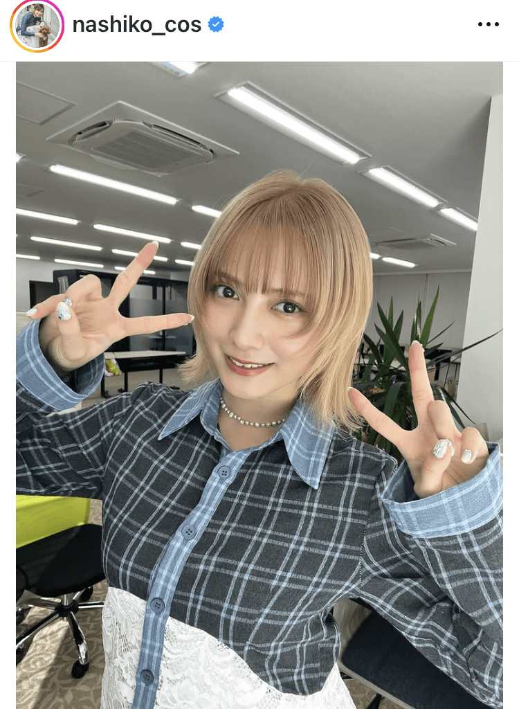 桃月なしこのインスタグラム＠nashiko_cosより