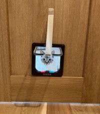 ドアを固定してみた結果、、、（提供：昼休みのねこさん）