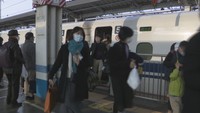 JR岡山駅でも帰省ラッシュがピーク　新幹線指定席の予約率は去年の約3倍