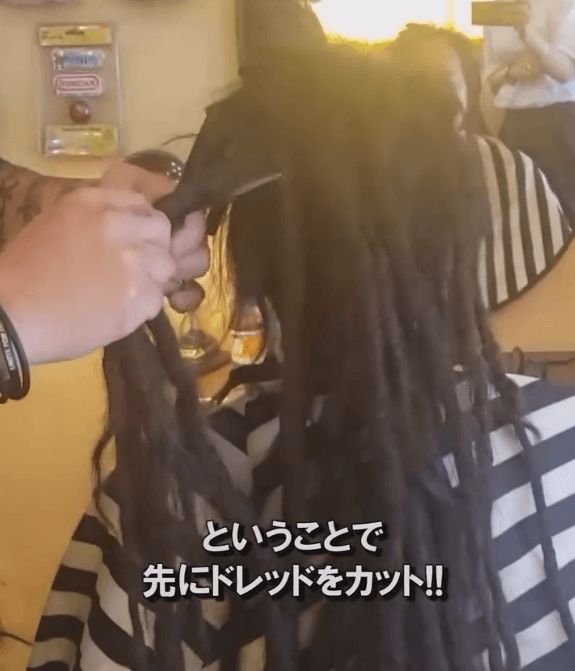 実は半年前に先んじてドレッドをカットしていた／投稿主さん提供